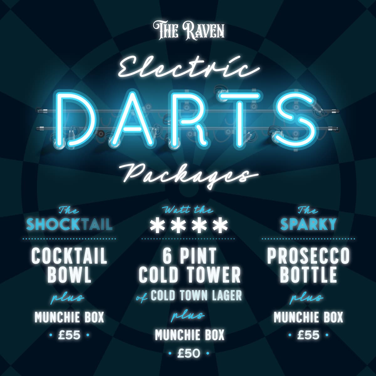 The Raven Electric Darts Glasgow Book Here